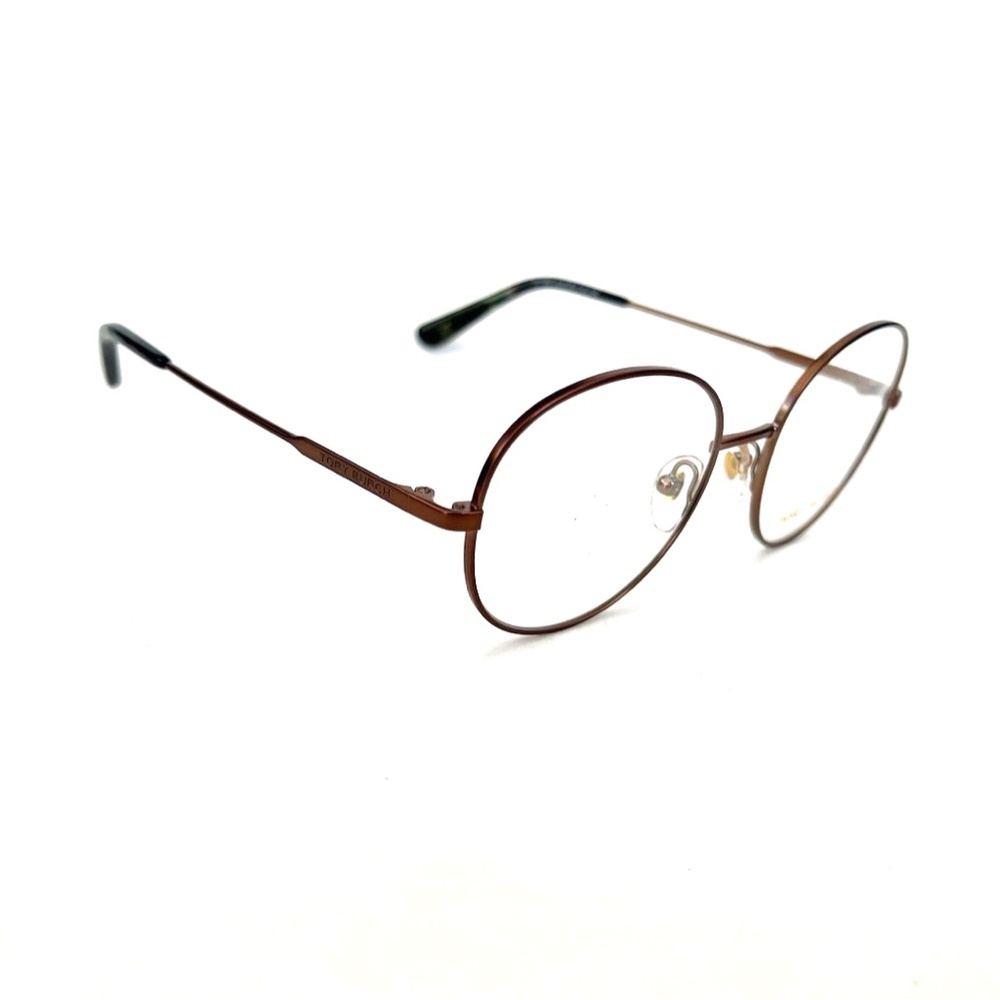 New TORY BURCH Frames Round Metal Glasses TB 1057 3141 51 18 140 Satin Bronze - Picture 5 of 13